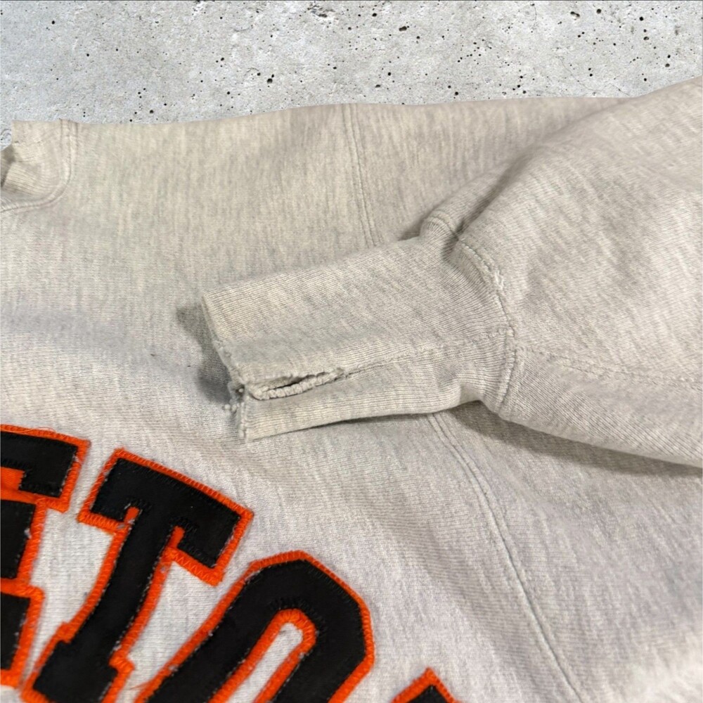 Vintage 80's Champion Reverse Weave Princeton Crewneck Sweatshirt Gray Large USA - Picture 14 of 15